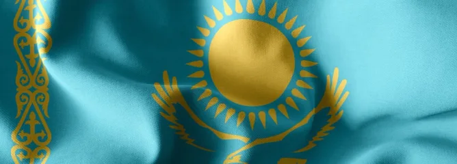 Флаг Казахстана
