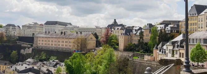 Панорама на город в Люксембурге