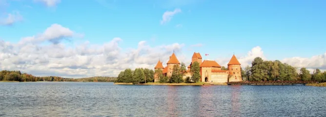 Тракайский островной замок — знаменитый готический замок XIV–XV веков