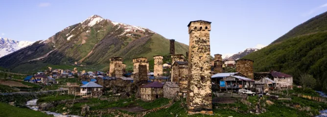 Панорама города Грузии