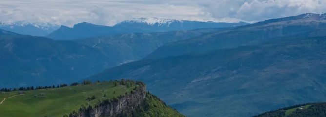 Панорама на горы Грузии