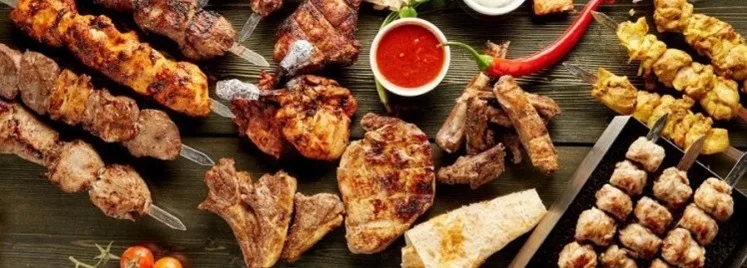 Различные блюда из мяса