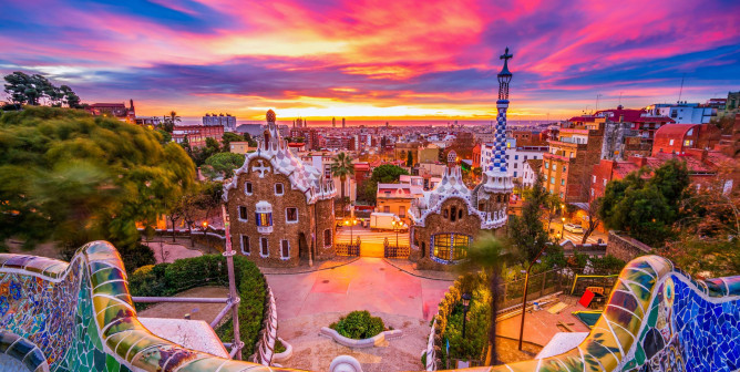 Park Guell in Barselona