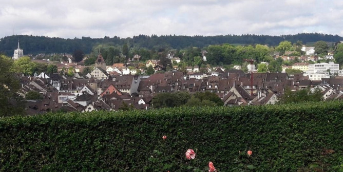 View for Schaffhausen castle