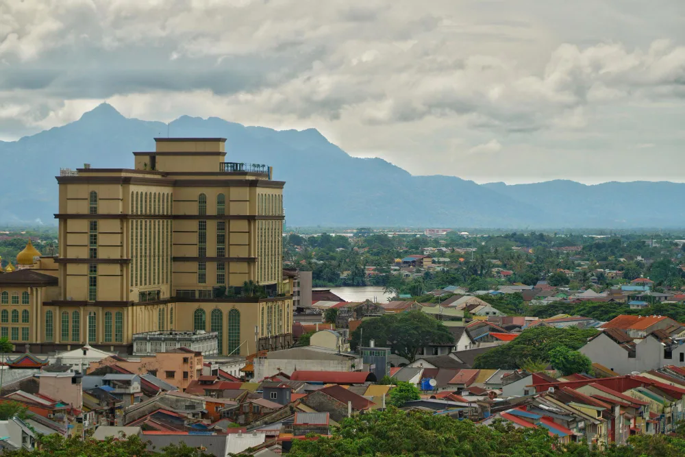 Вид на Hotel Kuching Malaysia