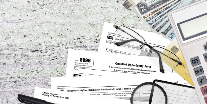 Американская налоговая форма IRS Form 8996 — Qualified Opportunity Fund