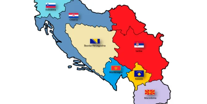 Карта Королевство сербов, хорватов и словенцев