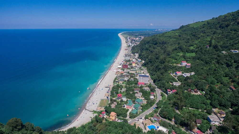 Панорама побережья Краснодарского края