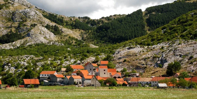 Деревня Негуши в Черногории