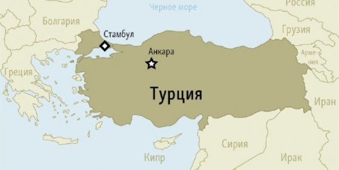 Карта Турции