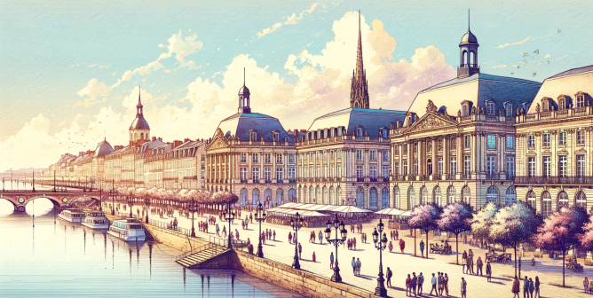 Choosing where to move to in France. The city of Bordeaux.